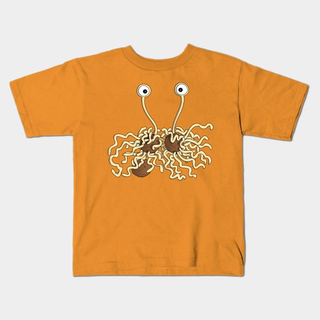 Yummy Monster Kids T-Shirt by Crashlander